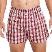 Jockey Woven Poplin Boxer Shorts Rot Muster Baumwolle Medium Herren