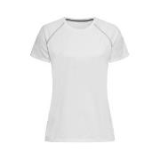Stedman Active 140 Women Team Raglan Weiß Polyester Large Damen