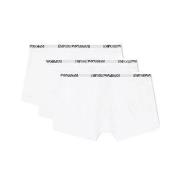 Armani Stretch Jersey Boxer Briefs 3P Weiß Baumwolle Small Herren