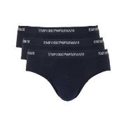 Armani Stretch Jersey Briefs 3P Marine Baumwolle Small Herren