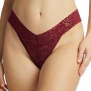 Hanky Panky 3P Daily Lace Original Rise Thong D1 Weinrot Nylon One Siz...