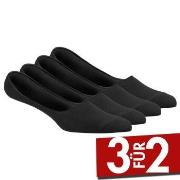 Damella 2P Ballerina Socks Schwarz Gr 39/42 Damen