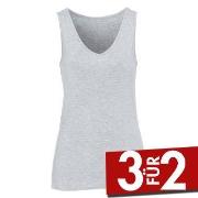 Damella Bamboo 31301 Tank Top Grau Bambus Small Damen