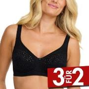 Damella BH Classic Soft Lace Bra Schwarz A 75 Damen