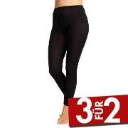 Damella Wool Leggings Schwarz Merinowolle Small Damen