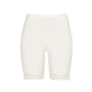 Damella Bamboo Lace Shorts Weiß Bambus Small Damen