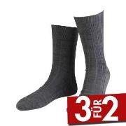 Amanda Christensen Grade Wide Rib Ankle Socks Grau Gr 39/42