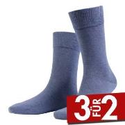 Amanda Christensen Noble Ankle Socks Denimblau Gr 43/44