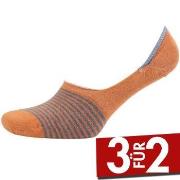Amanda Christensen True Stripe Invisible Sock Blau/Orange Gr 43/44
