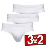 Jockey 3P Cotton Plus Brief Weiß Small Herren