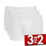 Jockey 3P Cotton Plus Trunk Weiß Small Herren