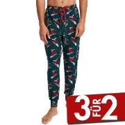 Jockey Pants Jogger Grün gemustert Polyester Medium Herren