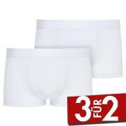 Jockey 2P Short Trunks Weiß Polyamid Small Herren