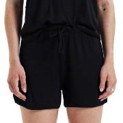 Bread and Boxers Soft Pyjama Shorts Schwarz Modal Small Damen