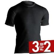 Dovre Wool T-shirt Schwarz Merinowolle Small Herren