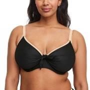 Swegmark Bahamas Bikini Underwire Bra Schwarz Beige B 75 Damen