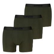 Levis 3P Logo Boxer Briefs Khaki Baumwolle Small Herren