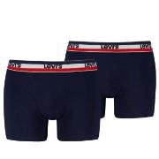 Levis 2P Sportswear Logo Base Boxer Marine Baumwolle Small Herren