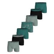 Björn Borg 7P Cotton Stretch Boxer Schwarz/Grün Baumwolle Medium Herre...