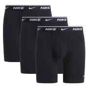 Nike 3P Essentials Cotton Stretch Boxer Long Schwarz Baumwolle Small H...