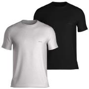 BOSS 2P T-ShirtRN Rib Grau/Schwarz Baumwolle Medium Herren