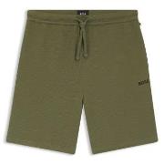 BOSS Waffle Nightwear Shorts Grün/Khaki Medium Herren