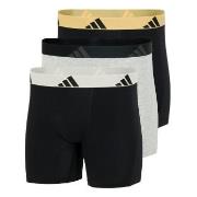 adidas 3P Active Flex Cotton Boxer Brief Grau/Schwarz Baumwolle Medium...