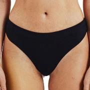 Bread and Boxers Cotton Thong 2P Schwarz Ökologische Baumwolle Small D...
