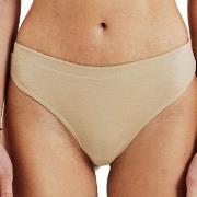 Bread and Boxers Cotton Thong 2P Beige Ökologische Baumwolle Small Dam...