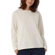 Schiesser Women Mix and Relax Long Sleeved Shirt Crème Baumwolle 38 Da...