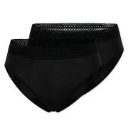 Schiesser Care Rio Period Pants Schwarz Baumwolle 38 Damen