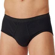 Schiesser 2P Original Classics Fine Rib Sport Briefs Schwarz Baumwolle...