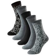 Schiesser 5P Women Blue Bird Socks Schwarz/Grau Gr 39/42 Damen