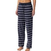 Schiesser Mix and Relax Long Cotton Pants Marine gestreift Baumwolle 3...