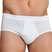 Schiesser 2P Sport Briefs With Fly Weiß Baumwolle Small Herren