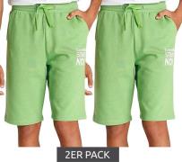 2er Sparpack KIDSWORLD Jungen Baumwoll-Shorts Sommer-Shorts kurze Hose...