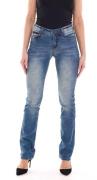 ARIZONA Damen stylische High Waist-Jeans im Used-Look Denim-Hose 63985...