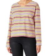 UNITED COLORS OF BENETTON Damen Longsleeve gestreiftes Baumwoll-Sweats...