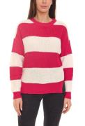 Aniston CASUAL Pullover gestreifter Damen Strick-Sweater im Colorblock...