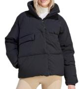 adidas Big Baffle Damen nachhaltige Daunen-Jacke mit Stehkragen Winter...