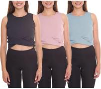 OXIDE Damen Sport-Top Crop-Top Sommer-Top Tank-Top Sport-Ausrüstung 74...