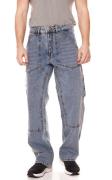 STONES Mr. Wayne Herren Stonewashed-Jeans locker geschnittene Hose 100...