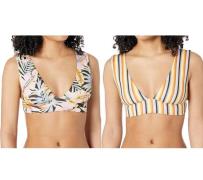 BILLABONG Postcards from Parad Damen Bikini-Top im tropischen Blumen-P...