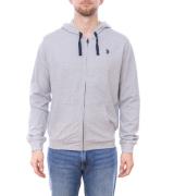 U.S. POLO ASSN. Herren Sweat-Jacke mit Kapuze Baumwoll-Jacke 162 61180...