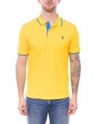 U.S. POLO ASSN. Herren Polo-Shirt Basic-Shirt Baumwoll-Shirt Kurzarm-S...