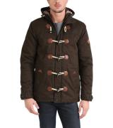 BLEND Herren Dufflecoat Parka mit warmer Fütterung Kenthon Braun