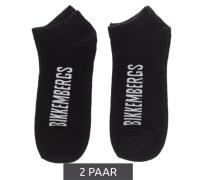 2 Paar BIKKEMBERGS Herren Baumwoll-Socken mit kleinem Markenschriftzug...