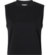 Calvin Klein Damen Shirt ärmelloses Sommer-Shirt mit Markenschriftzug ...