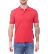 U.S. POLO ASSN. Herren Polo-Shirt Basic-Shirt Baumwoll-Shirt Kurzarm-S...