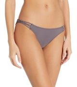 VOLCOM Simply Solid Damen Bikini-Hose mit gesticktem Logo O2241905 STL...